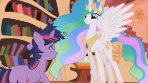 Twilight and Celestia